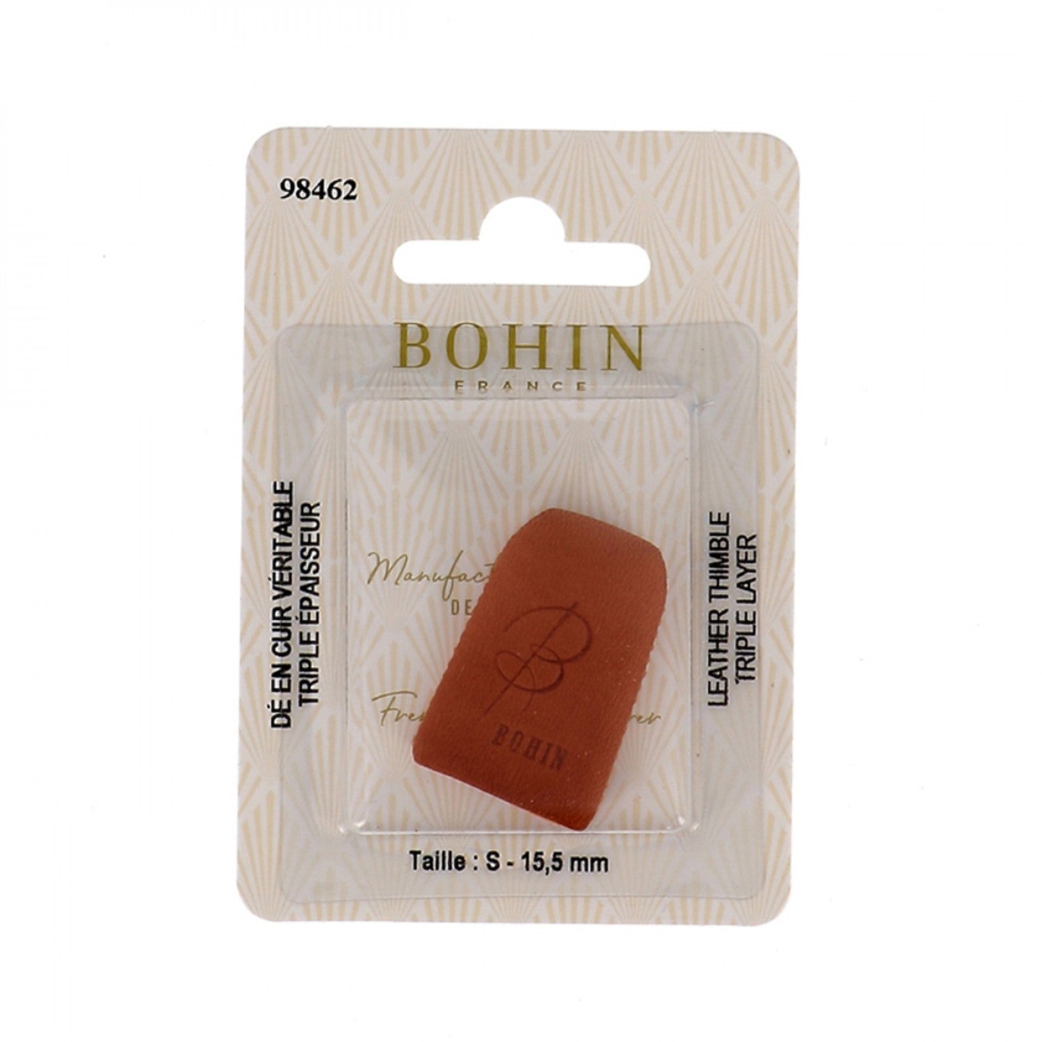 Leather Thimble Size Small - 98462 - Bohin – The Sewing House, Inc